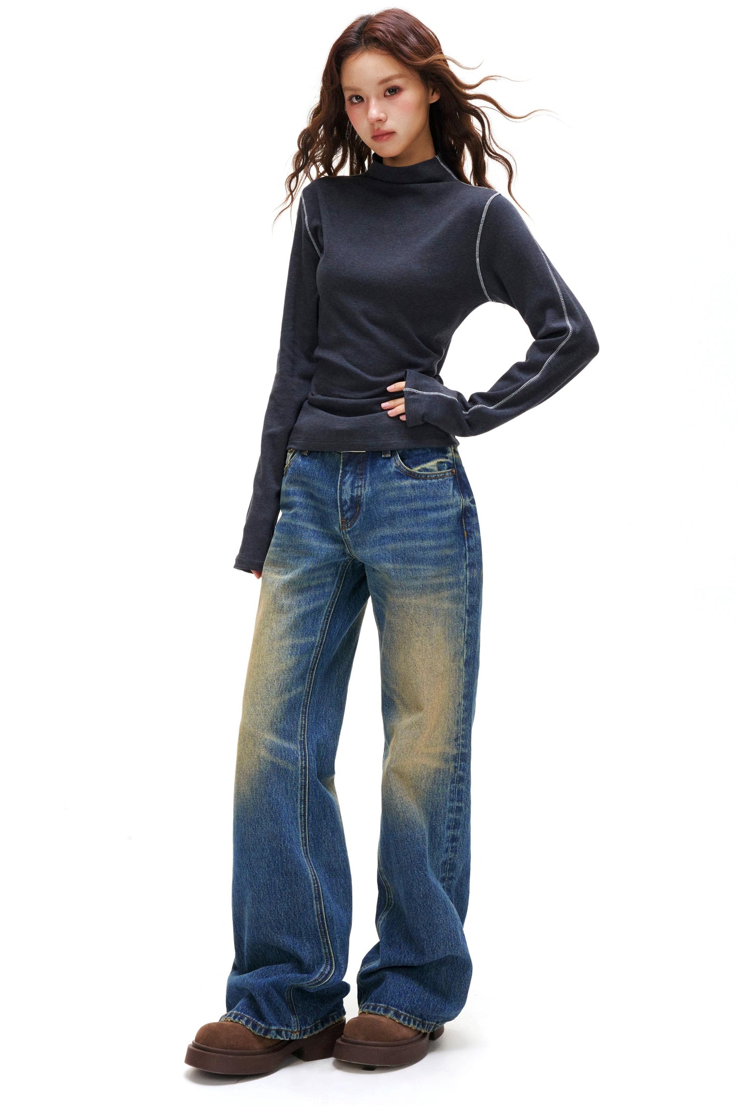 Moose cashmere slim sweater