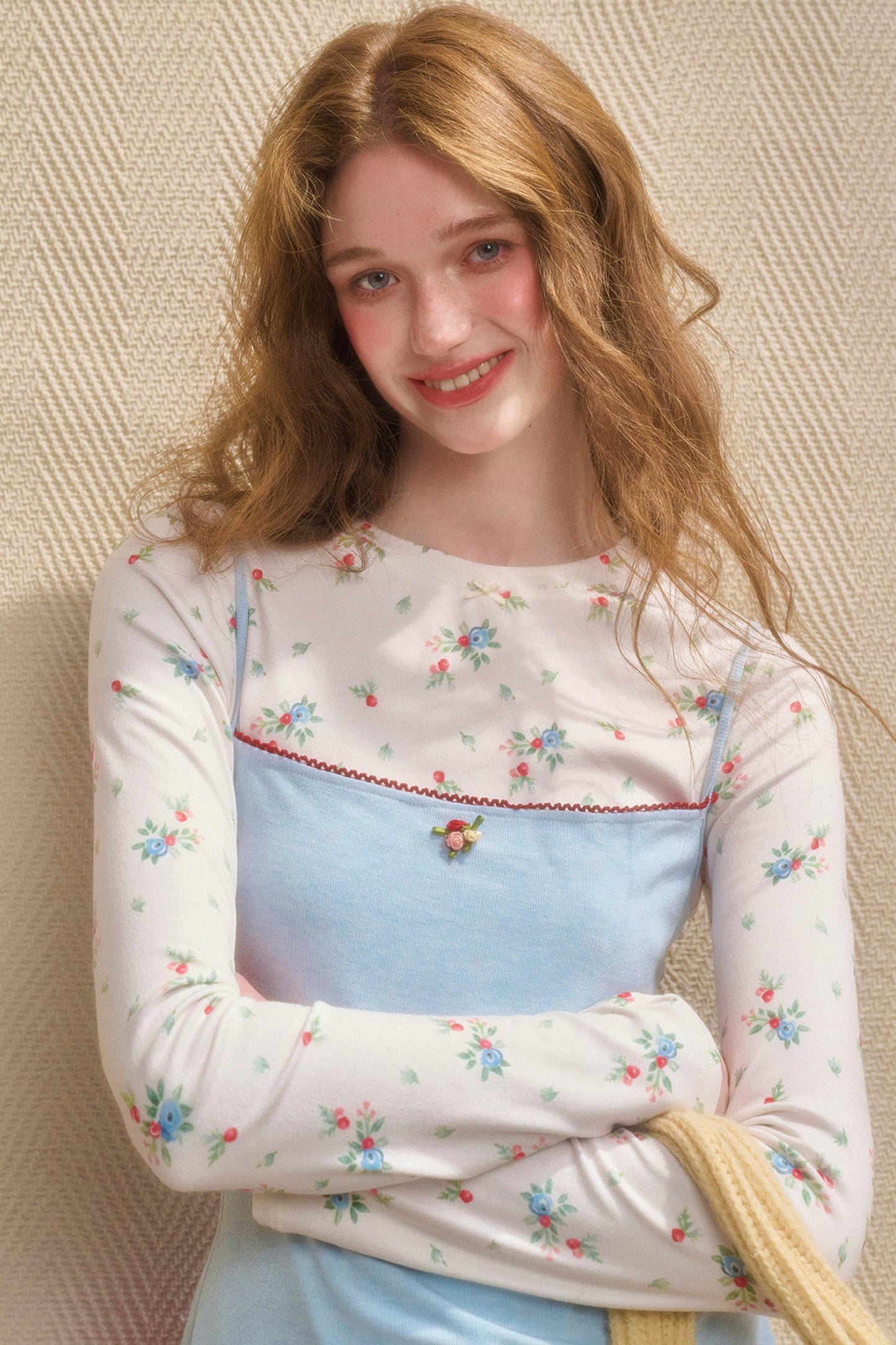 Baby Floral A-Line Flower Dress + Suspender Dress