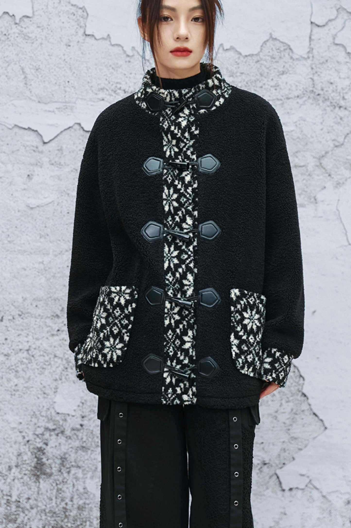 レトロブラックモードチャイナコート