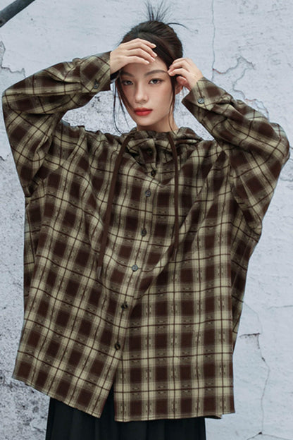 モードフードチェックトップス