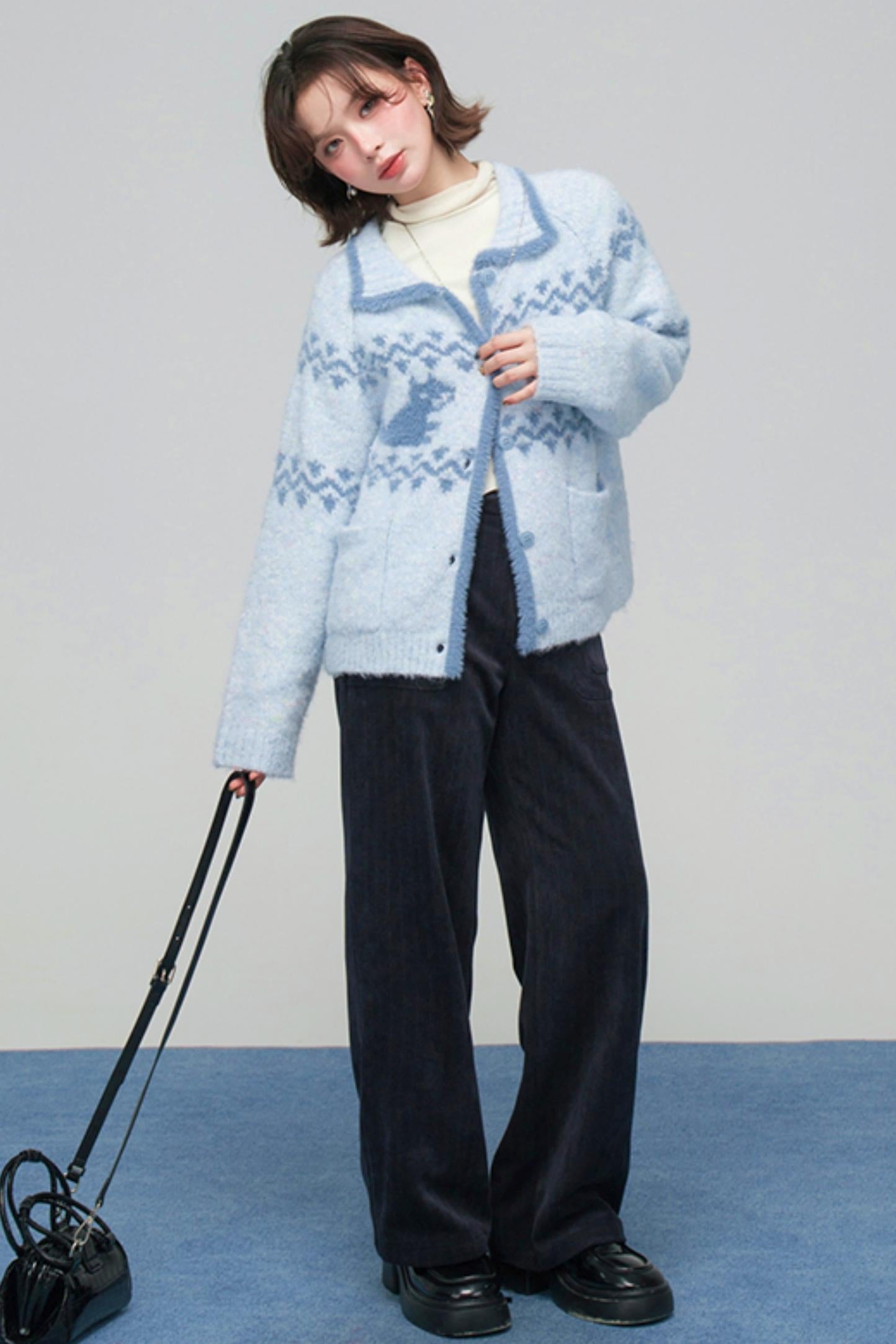 カリフォルニアブルーコーデュロイパンツ