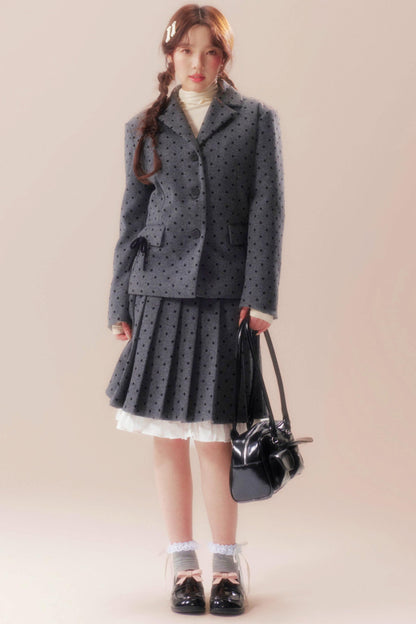 Soft A-line Riverside Pleated Skirt