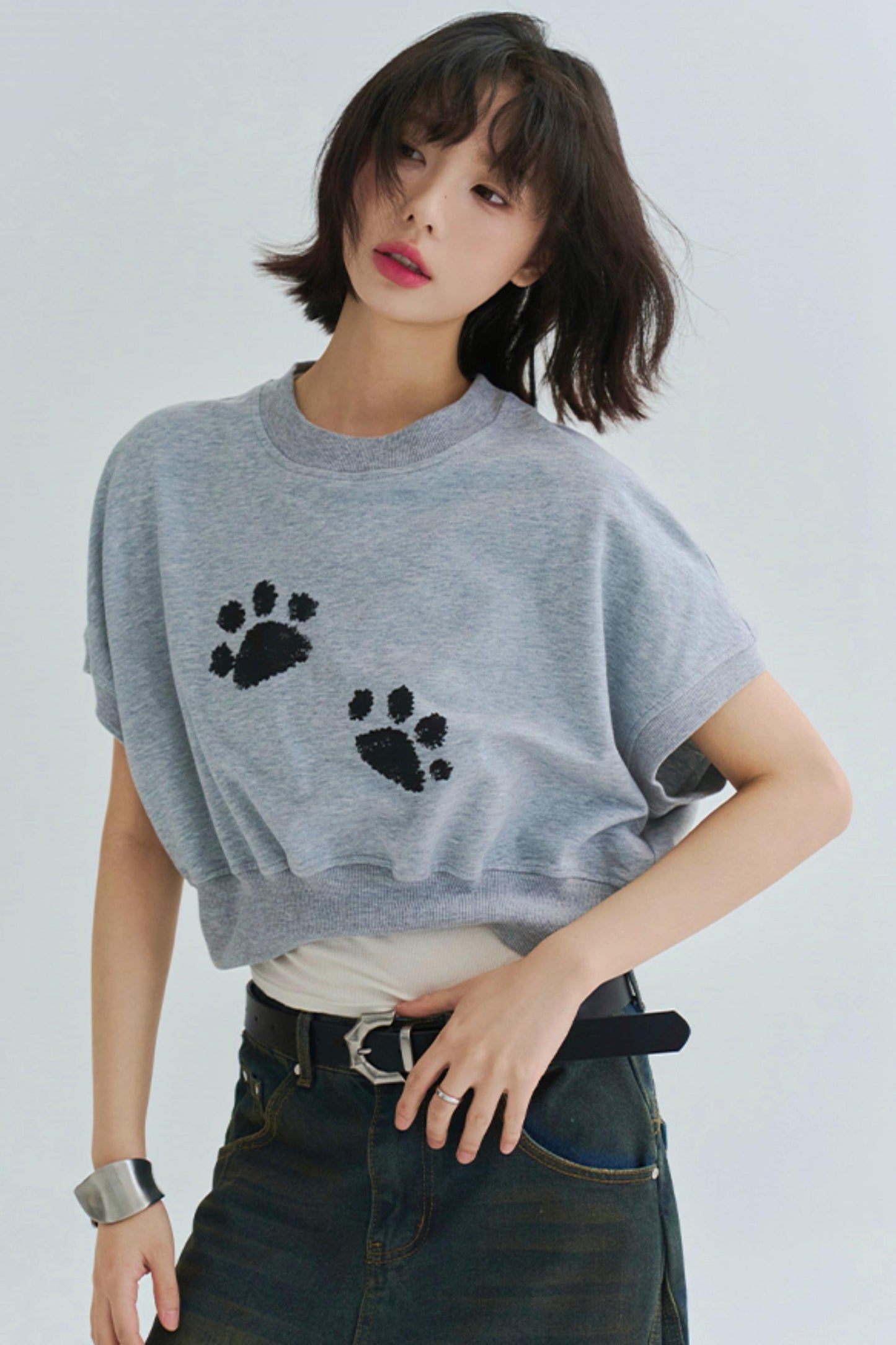 Gravity Mark Crop Top + Shorts