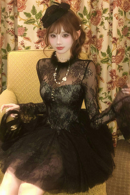 フレンチエレガンスフィッシュテールドレス