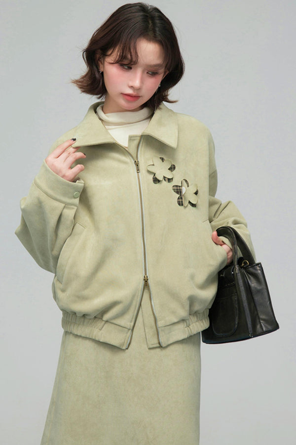 プチレトロパッチワークジャケットセット