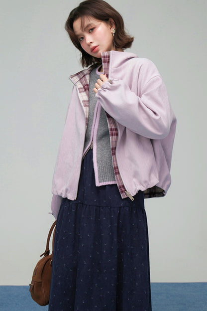 コーデュロイフローラルティアードスカート