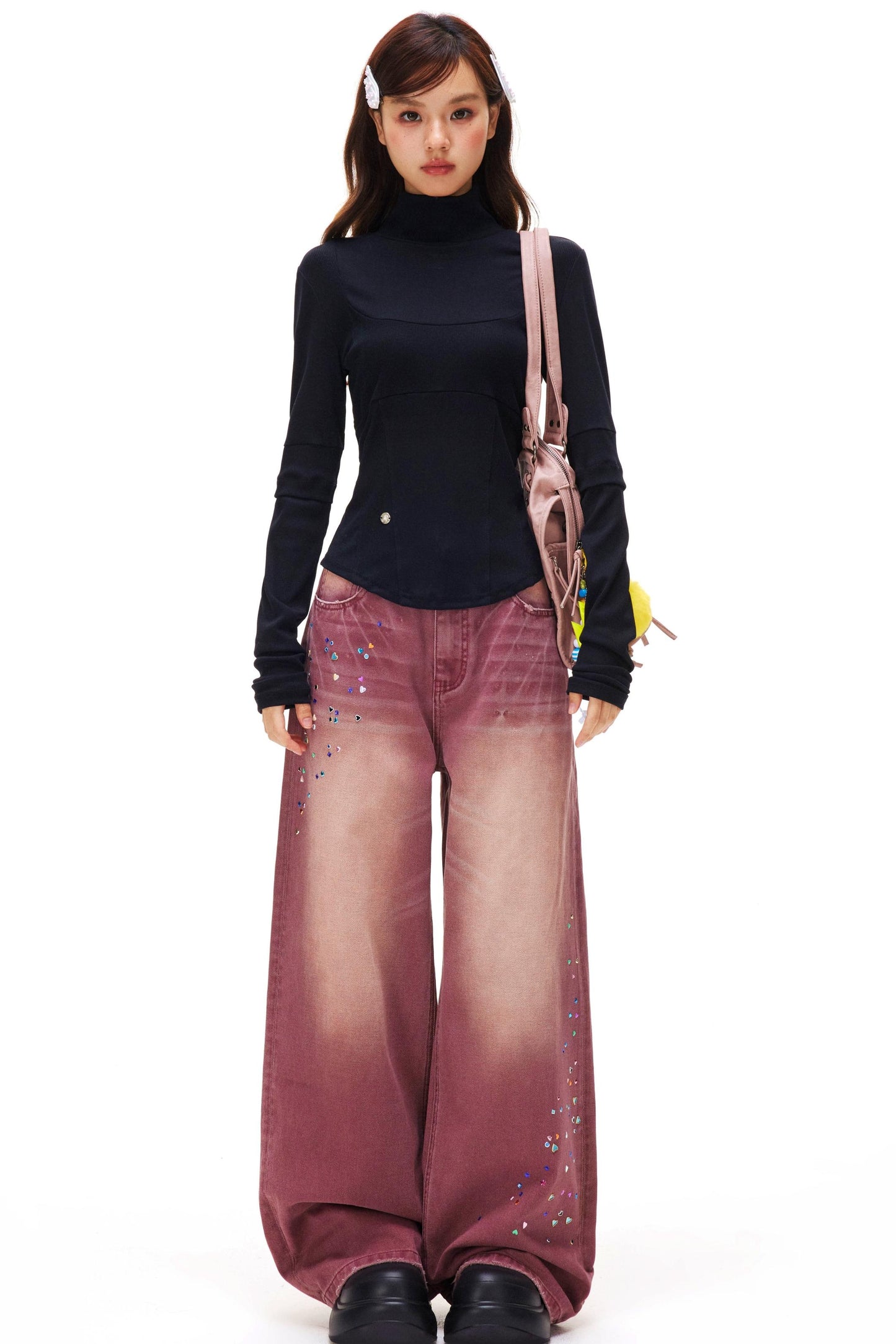 Slim Basic Turtleneck Top