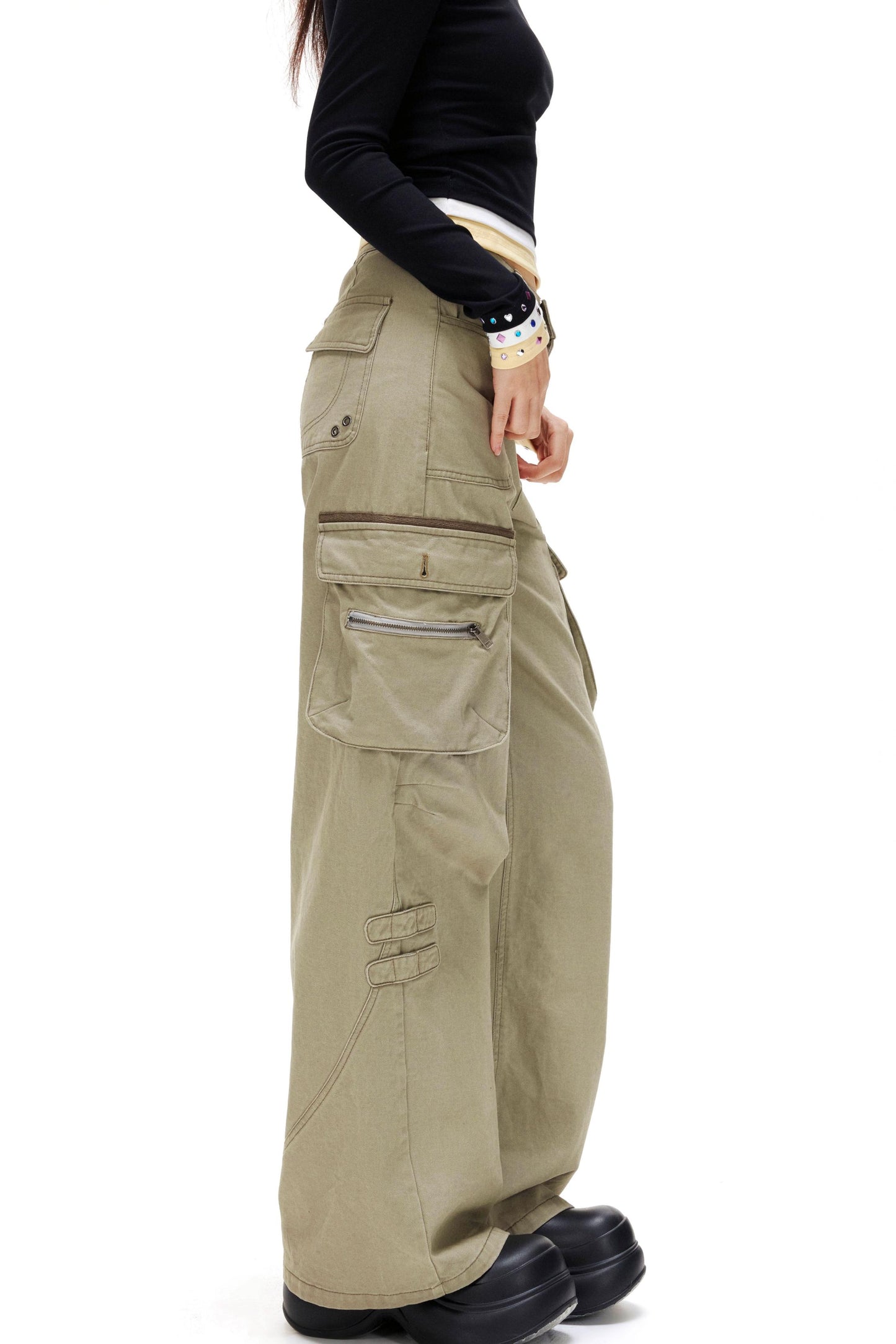 レトロアーミーカーゴパンツ
