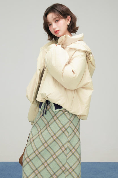 ビンテージプリントバイアスカットスカート