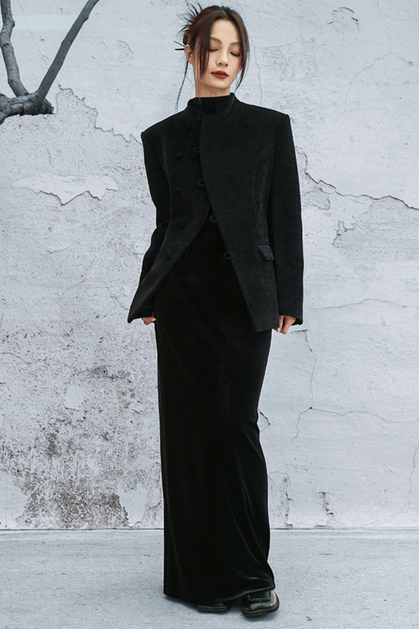 ベルベットフィッシュテイルスカート