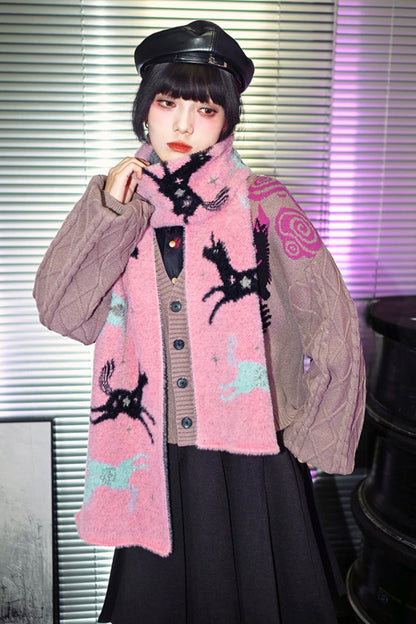 アンブライドゥルドチェスジャカードカーディガン