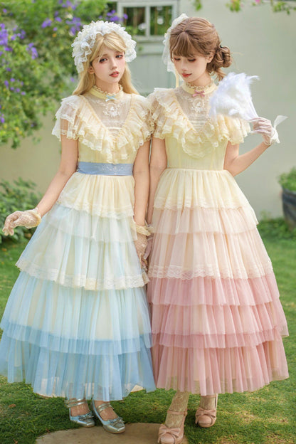 Sweet Gradient Princess Dress + Accessories