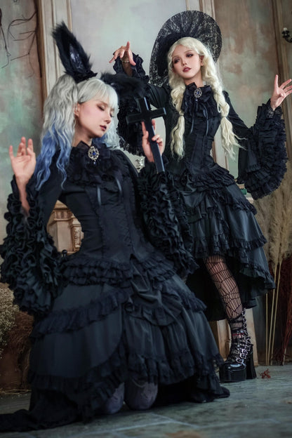 【予約商品】フェニックスゴシック姫袖ロリータセット