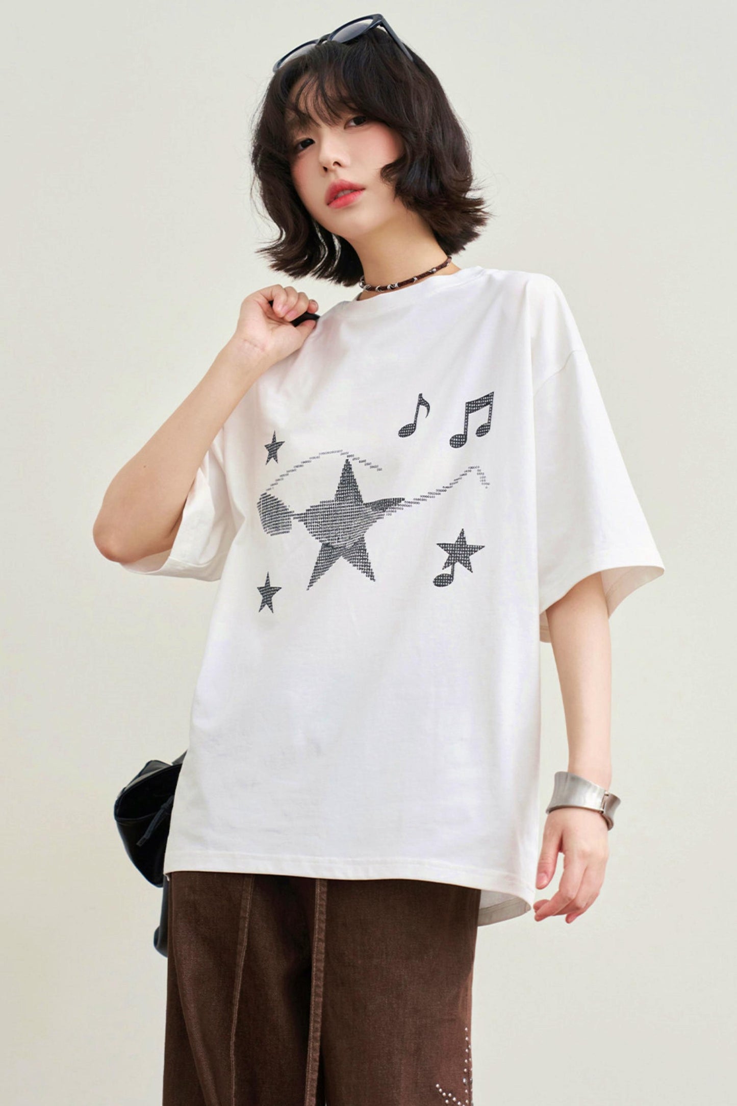 Gravity Museum Printed Top