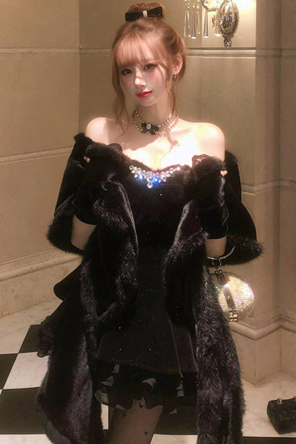 Sparkling Diamond Rhinestone Necklace