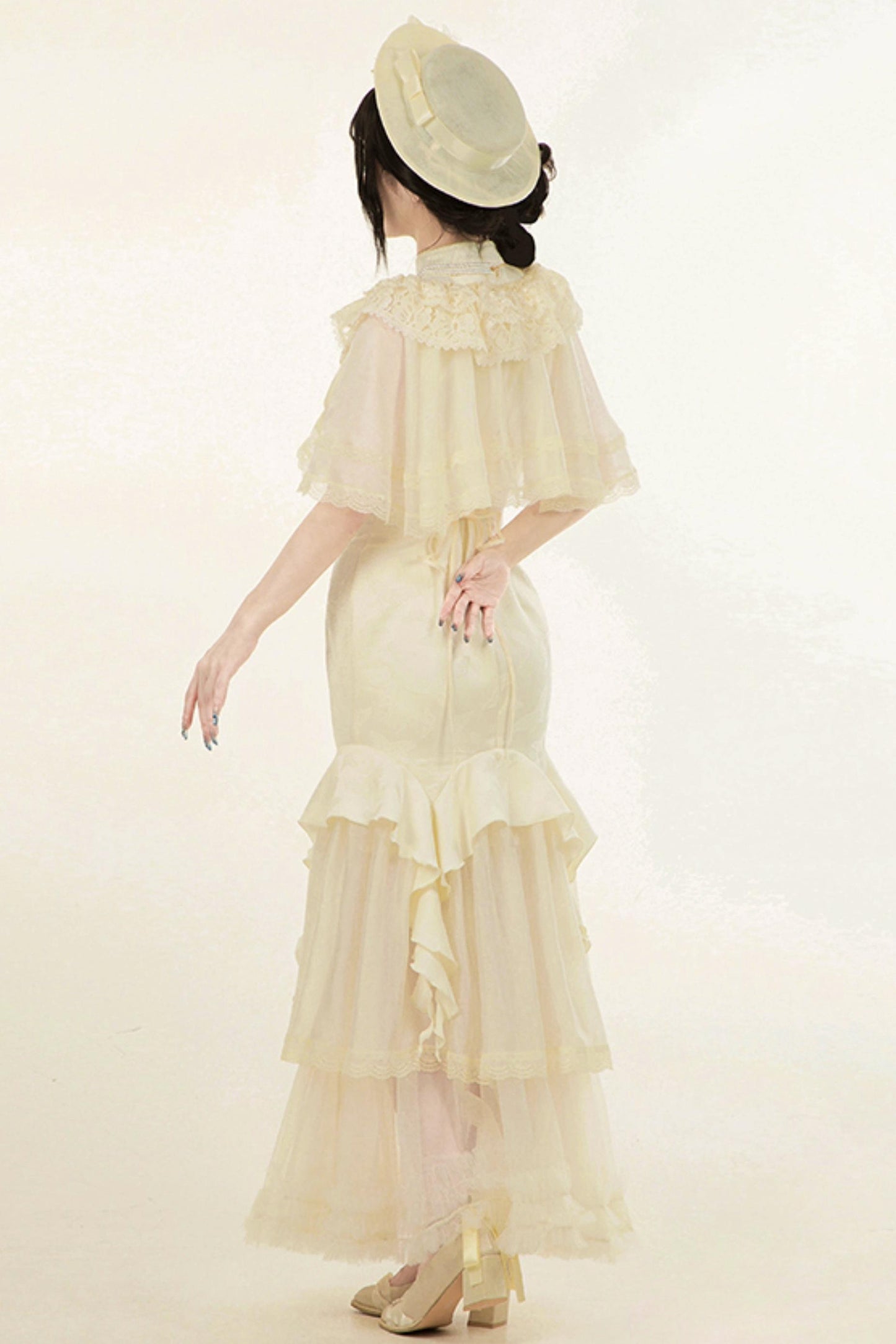 【予約商品】エレガントフィッシュテールロリータドレスセットアップ