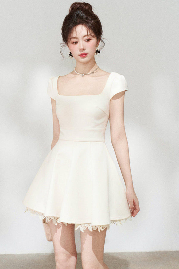 Lace Patchwork Sweet Dress