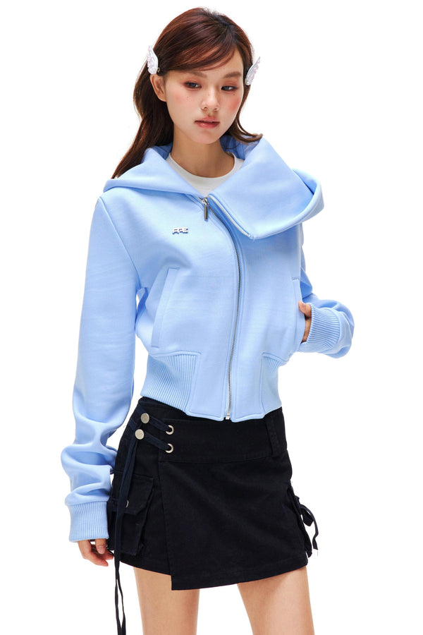 Lapel Fleece Zipper Jacket