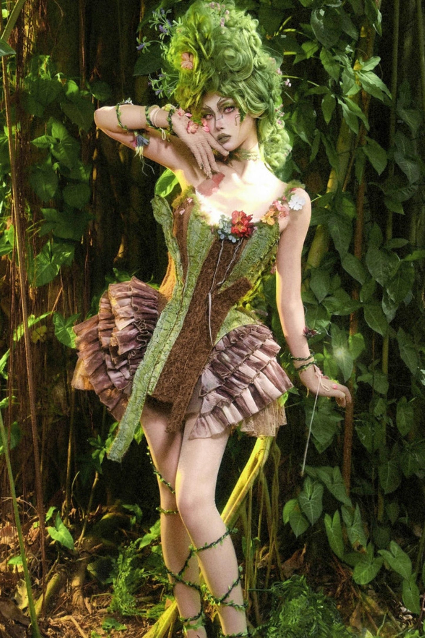 Forest Fairy Pleated Pants