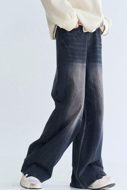 ウォッシュドリラックスフィットジーンズ