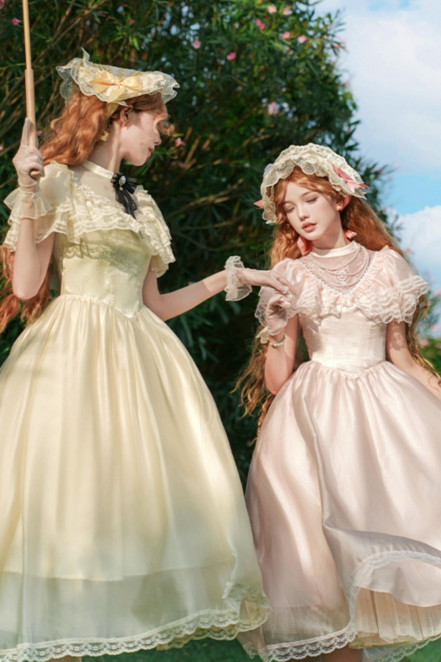 ツインエドワードカラーロリータドレス