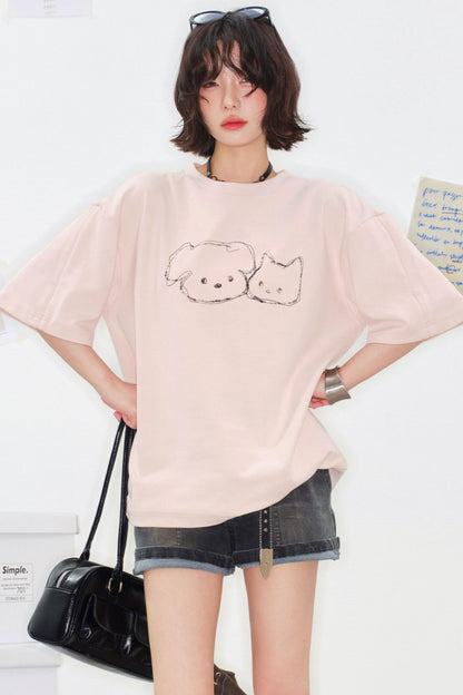 Animal Sweet Loose Top