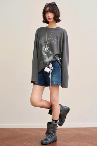 Faded Memories Denim Shorts