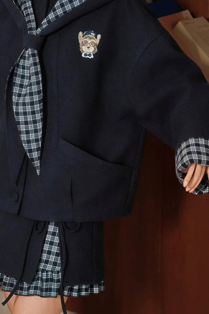 Tribal Patchwork Hooded Jacket