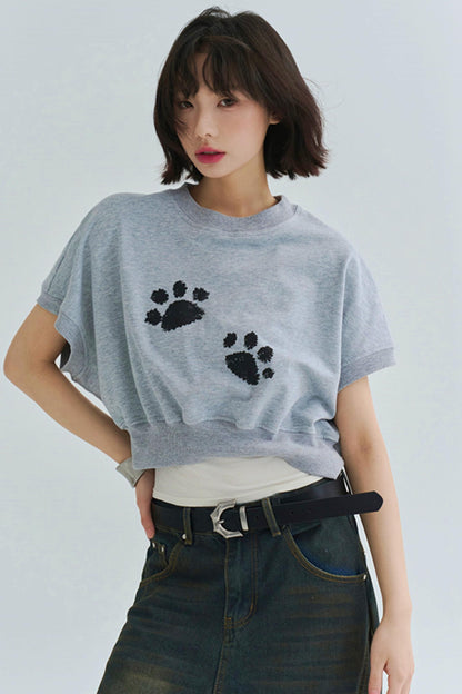 Gravity Mark Crop Top + Shorts