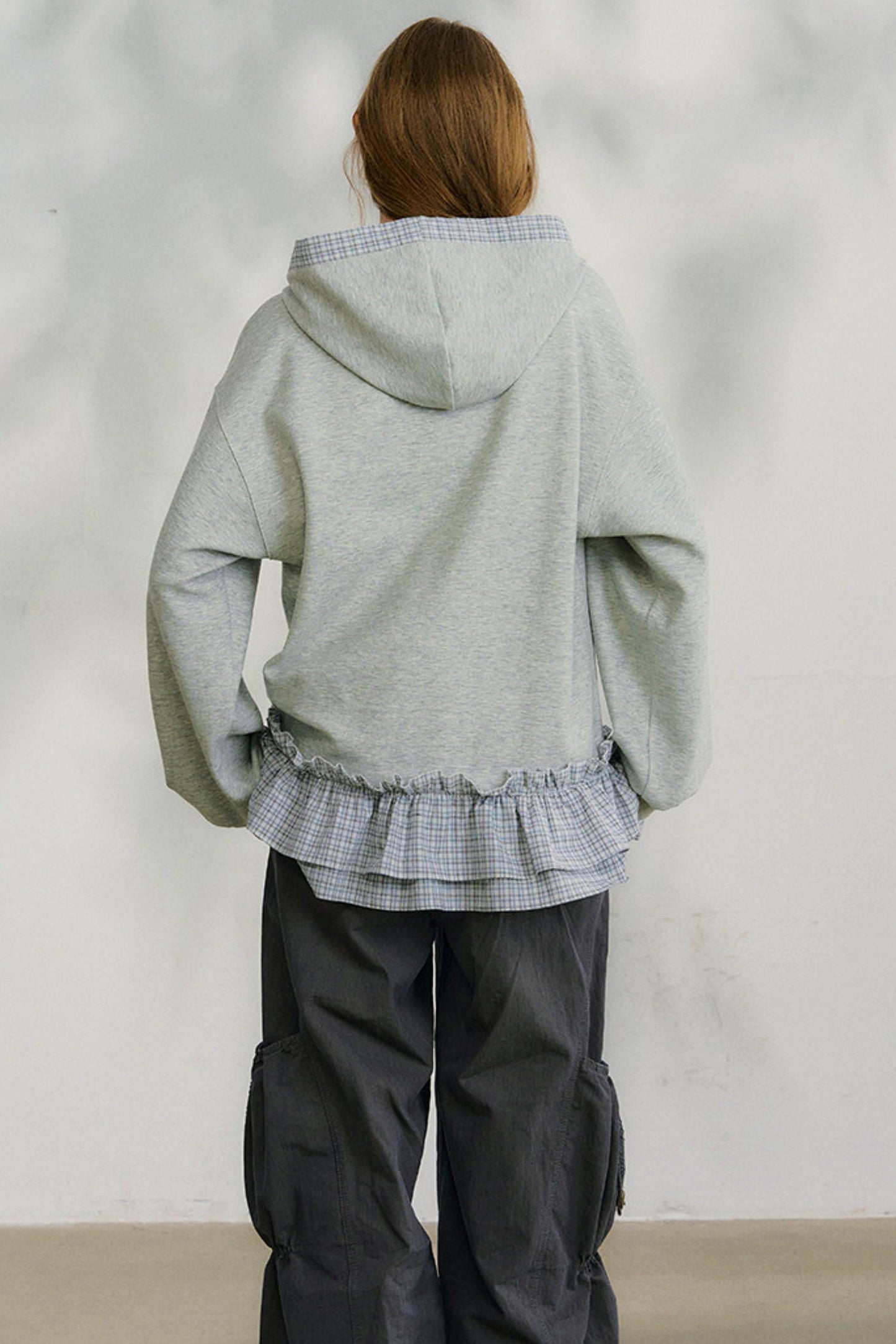 루즈 스위트 후드 스웨트셔츠