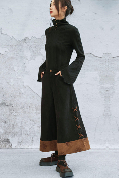 トゥーウェイカラーニットトップ