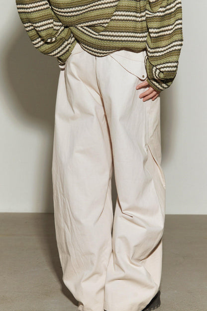 Gravity Solid Wide Leg Pants