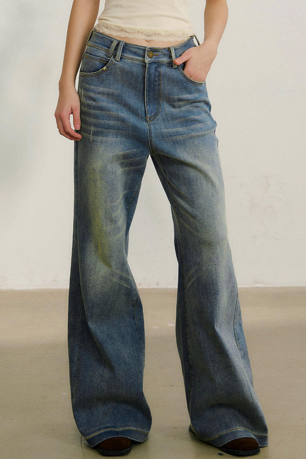 ルーズデニムパンツ