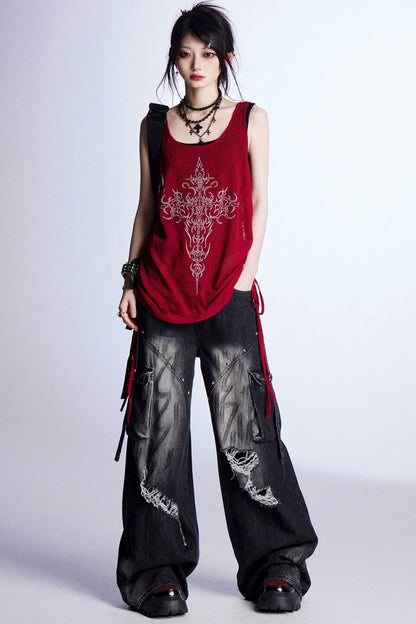 ダークガールシアータンクトップセット