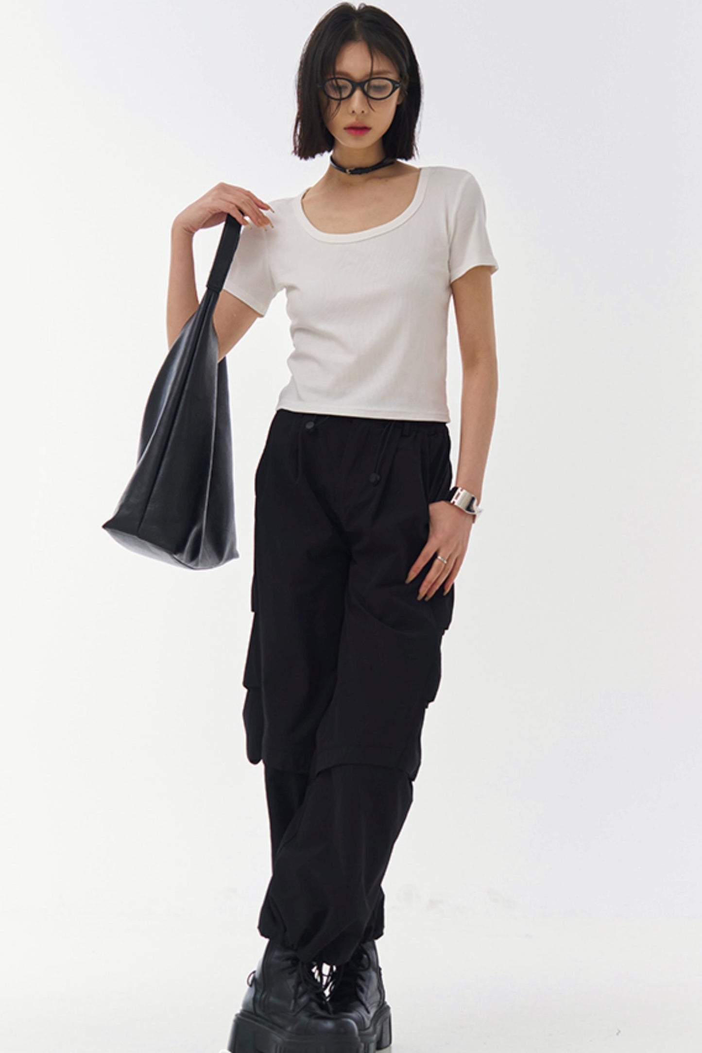Slim Fit U-Neck T-Shirt
