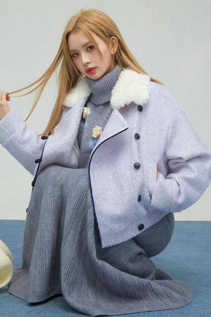 クラウドブルーファーリージャケット