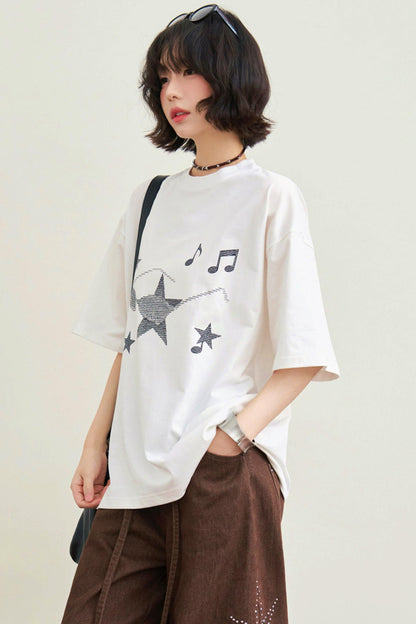 Gravity Museum Printed Top