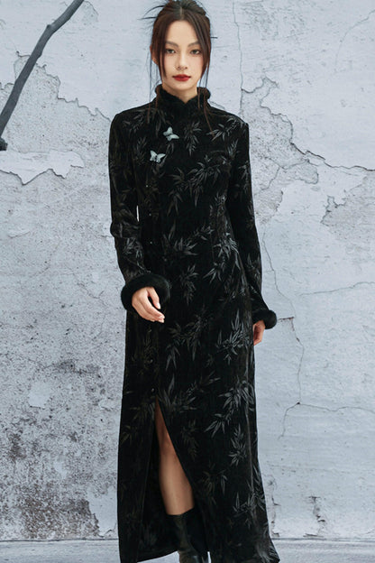 バンブーリーフチョンシャムドレス