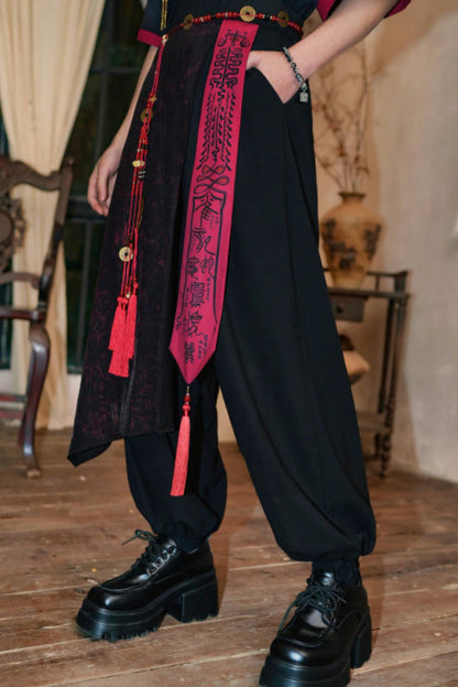Woven Life Patchwork Pants