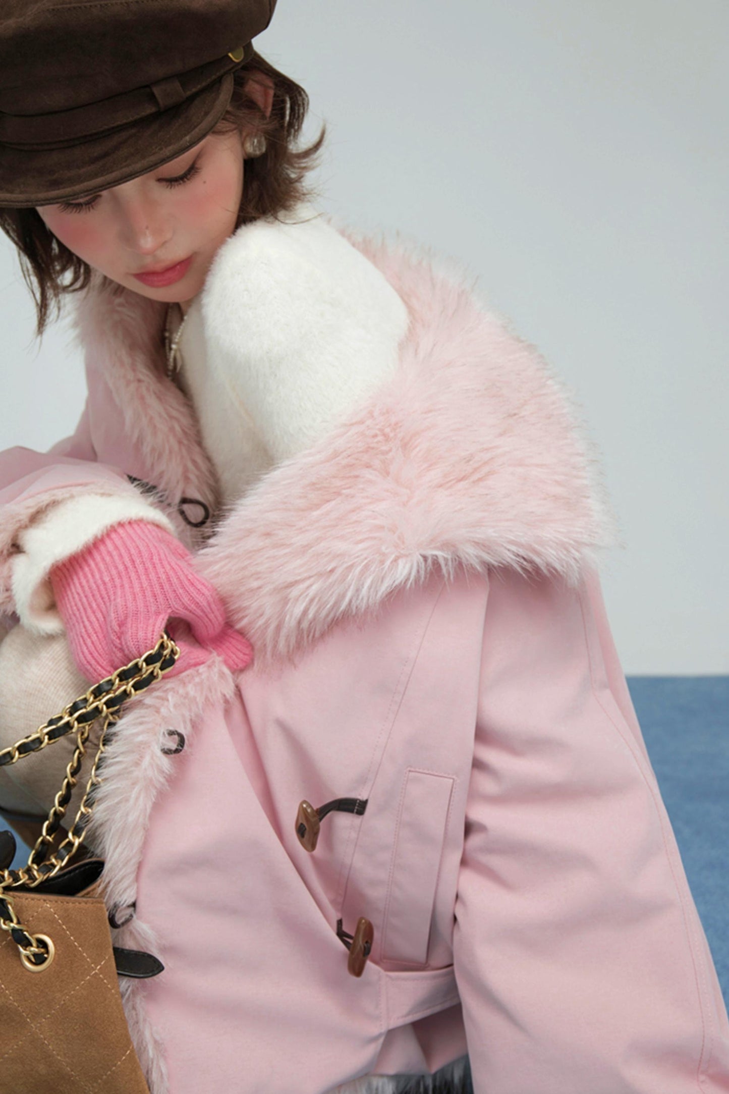 フラッフィートリムジャケット