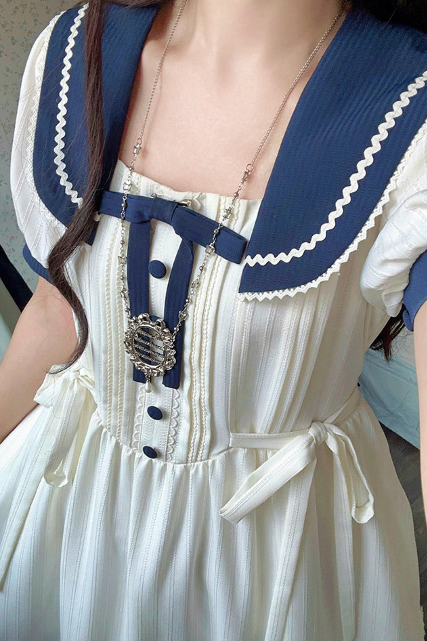 Classic Marine Lolita Dress + Accessories