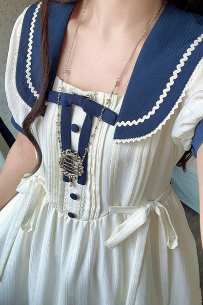 Classic Marine Lolita Dress + Accessories