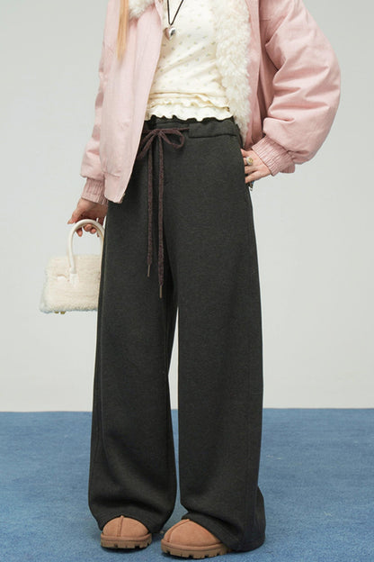 ギャラクシーグレーニットスウェットパンツ