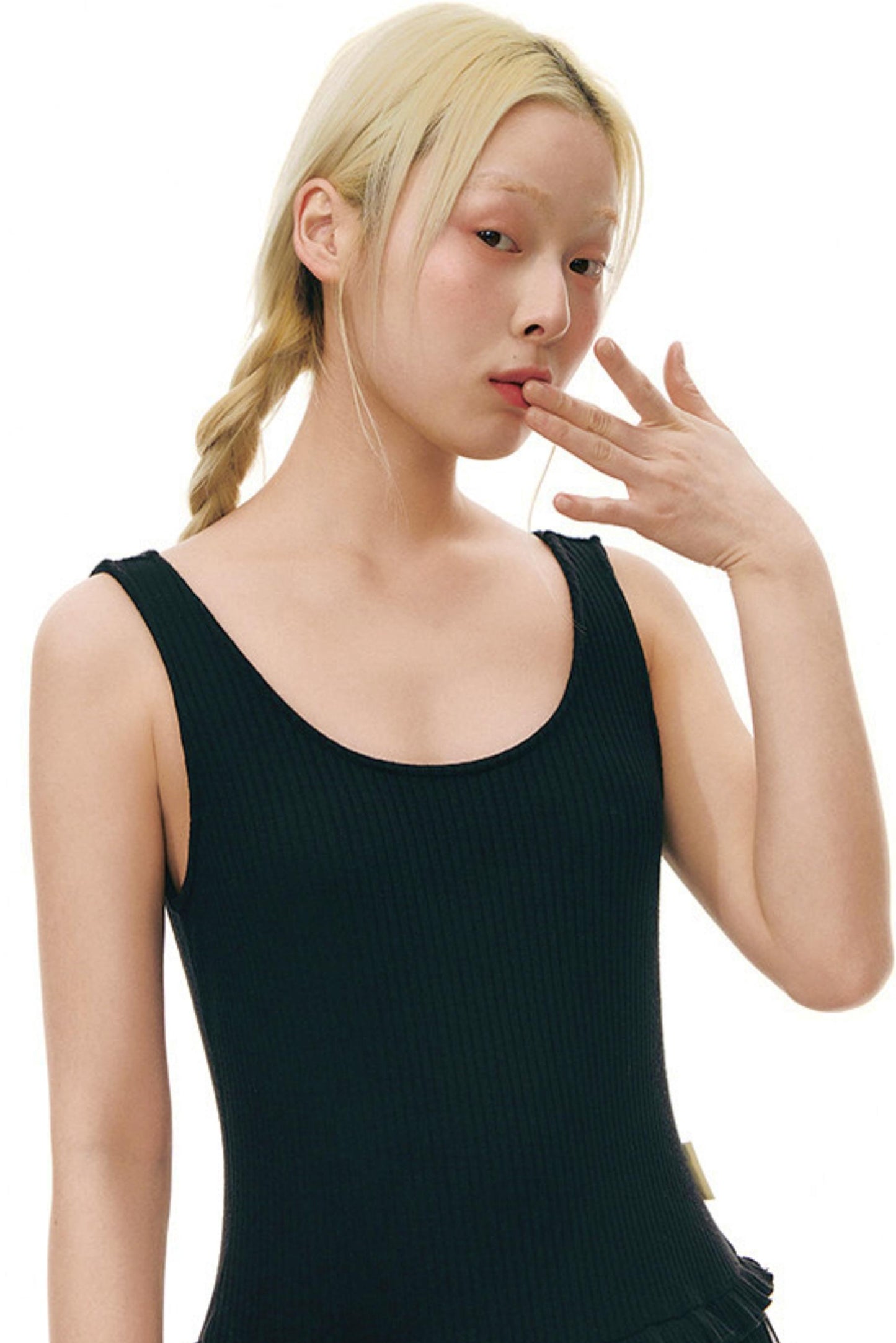 Robe chasuble en tulle Y2K