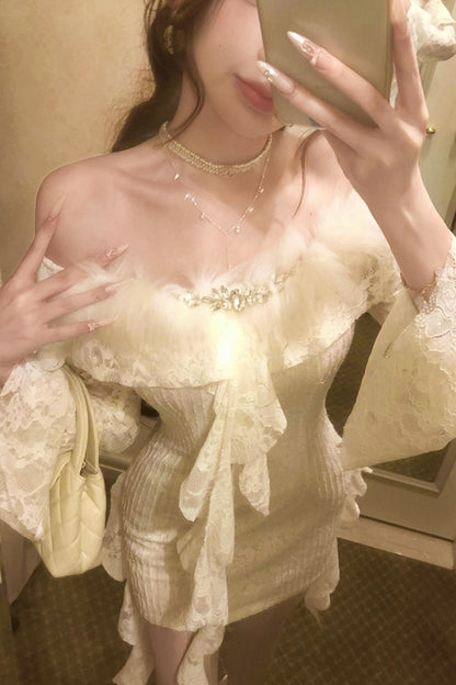 Retro Palace Lace Dress