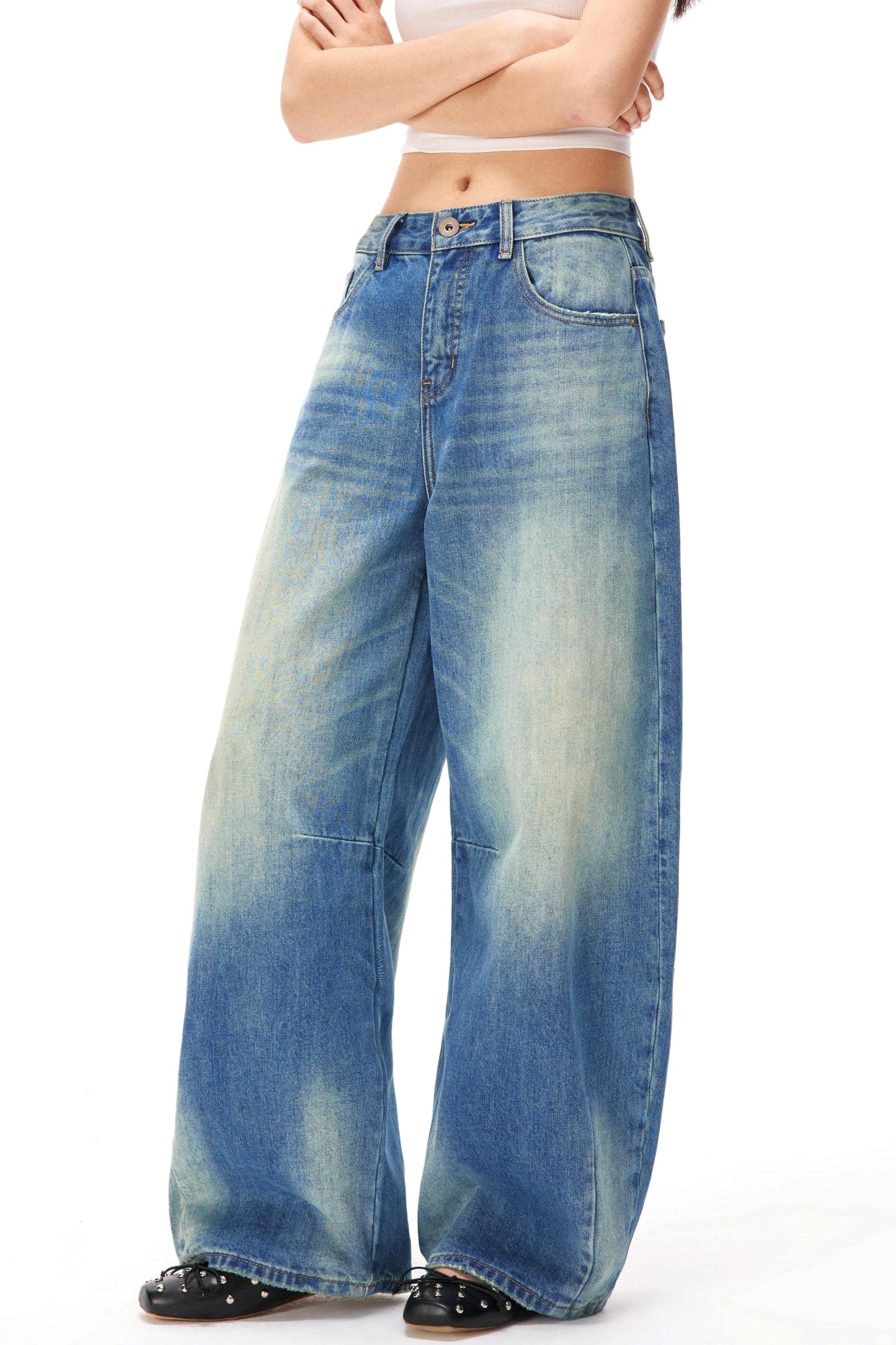 レトロウォッシュドパンツ