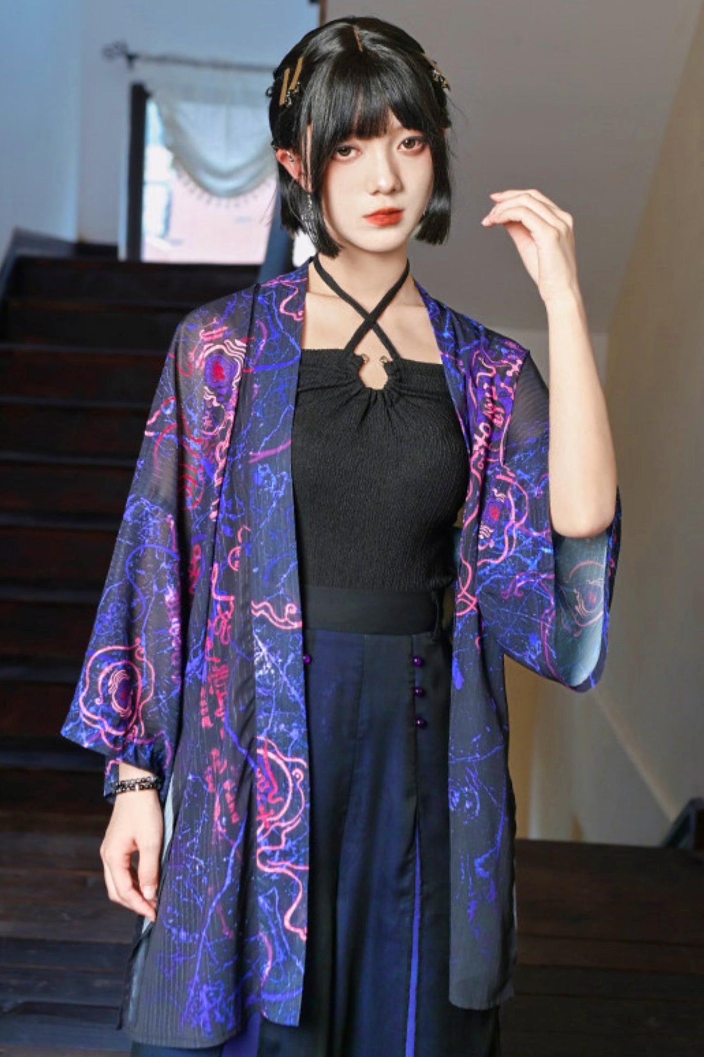 Weaving Life Chiffon Cardigan