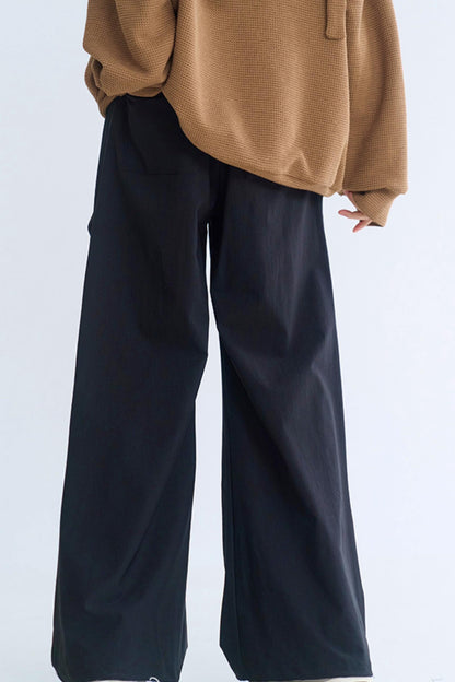 Minimalist Wide Leg Casual Pants