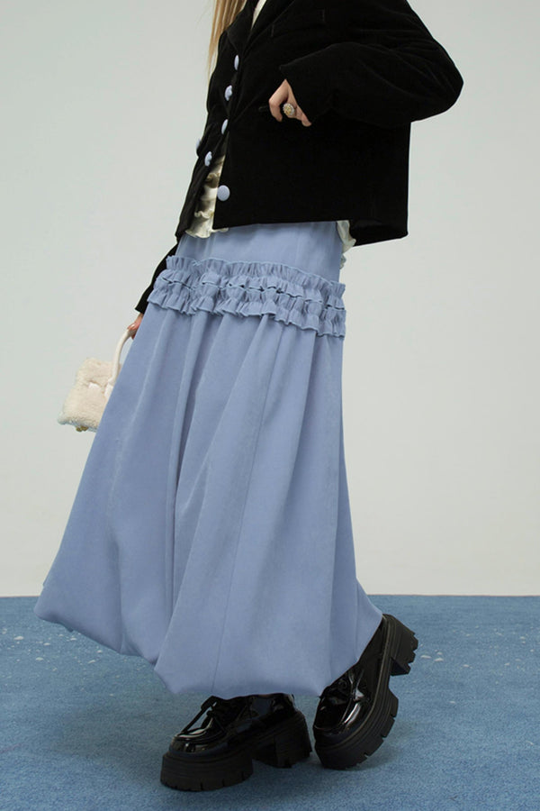 スウィートハートラッフルドバッドスカート