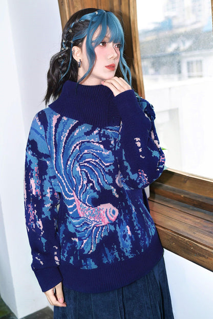 Floating Fin Dream Jacquard Top